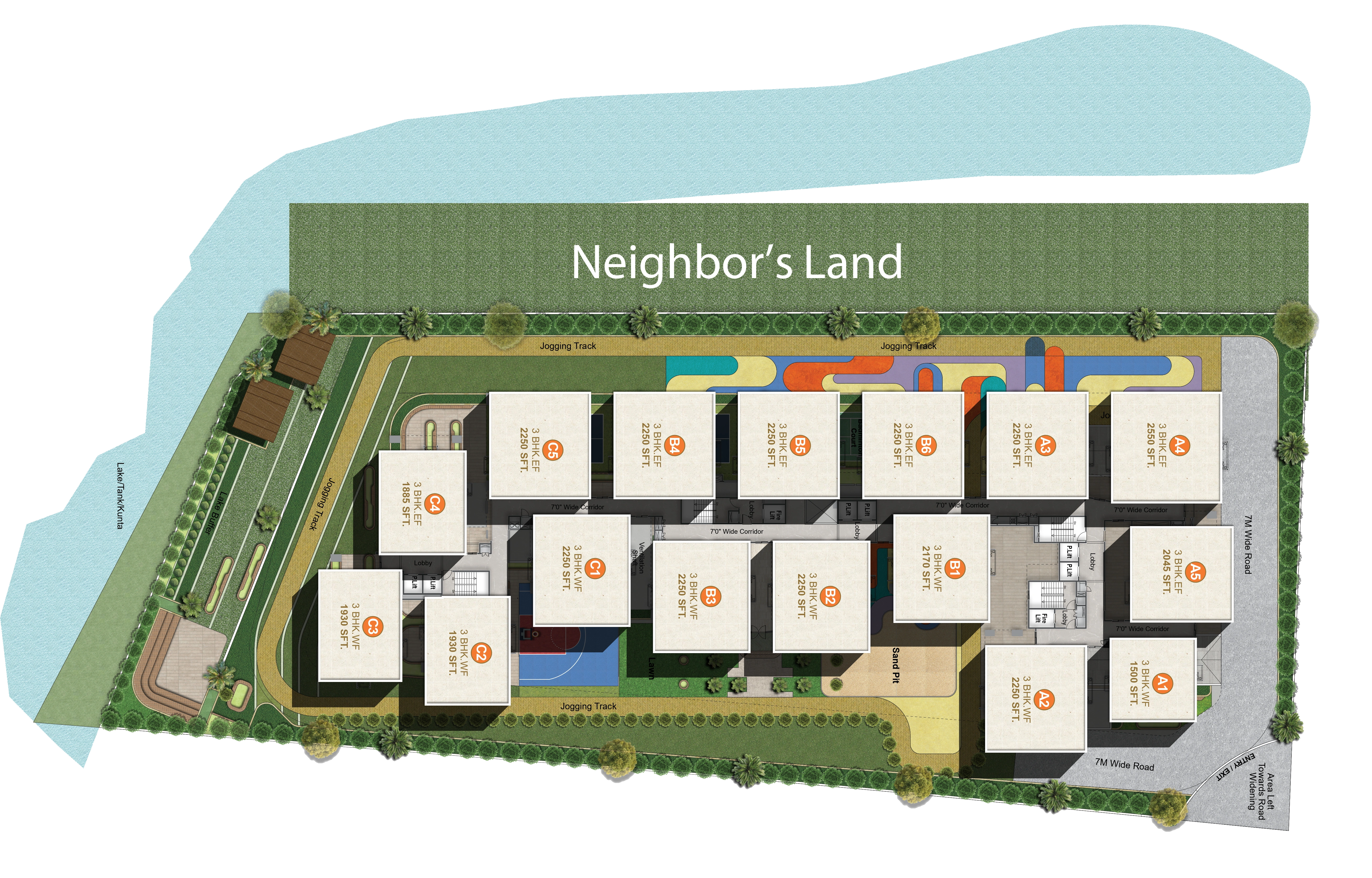 Ambience Lumina master plan layout